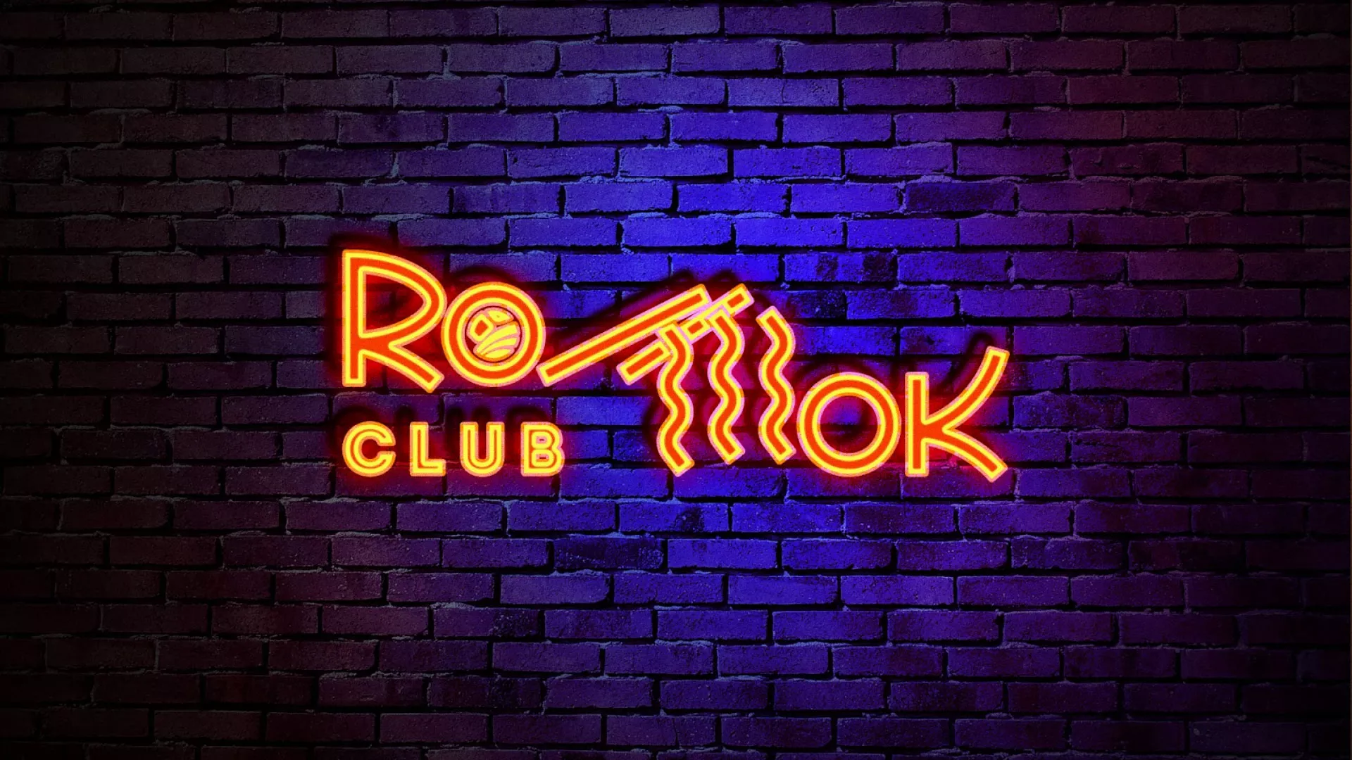 Разработка интерьерной вывески суши-бара «Roll Wok Club» в Дербенте